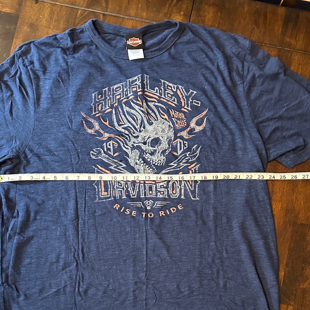 Harley-Davidson Navy Skull Graphic Tee